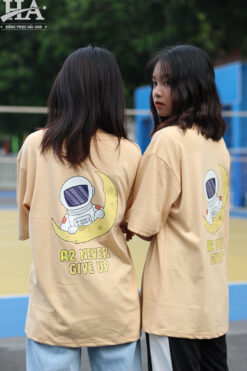 Mẫu Áo Lớp Oversize Cổ Tròn Màu Da 12A2 - ảnh 2