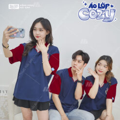 Mẫu Áo Lớp Cozy Oversize Phối Tay – BST Cozy
