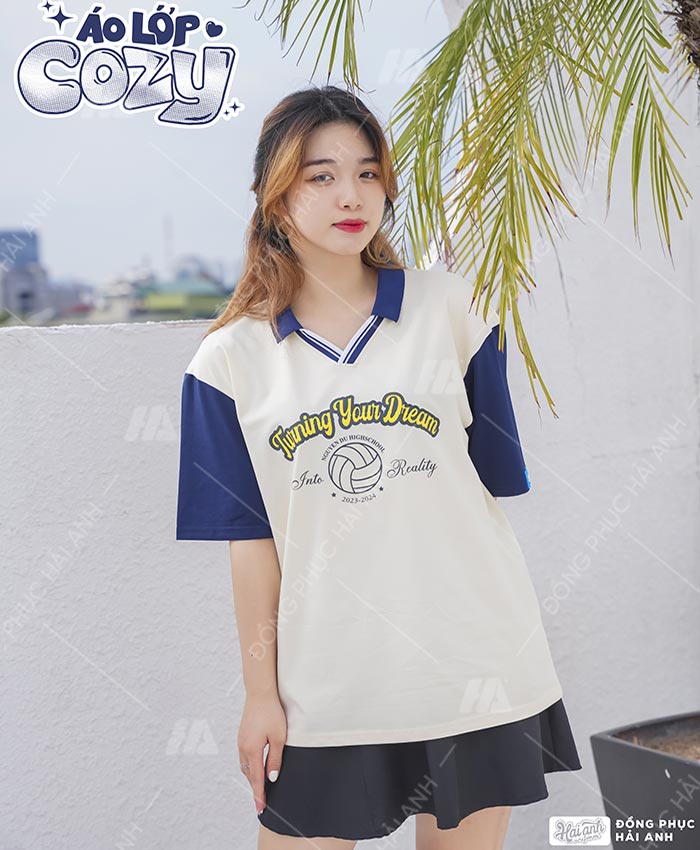 Mẫu Áo Lớp Cozy Oversize Phối Tay – BST Cozy - ảnh 4