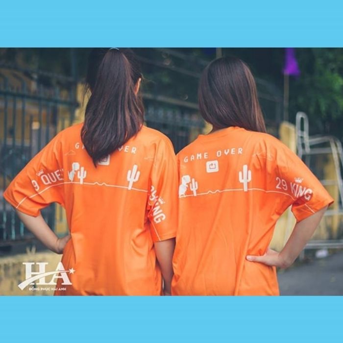 Hình in mặt sau mẫu áo lớp FlyZ với chất lượng sắc nét
