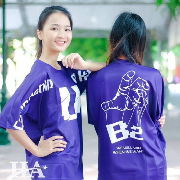 Áo lớp FlyZ màu xanh siêu đẹp, style cực chất