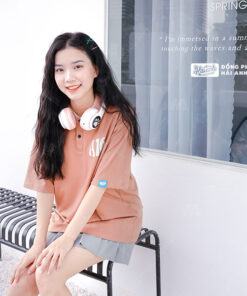 Mẫu Áo Đồng Phục Lớp Good Vibes Màu Cacao - ảnh 2