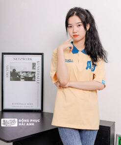 Mẫu Áo Đồng Phục Lớp Good Vibes Màu Vàng Cream - ảnh 3