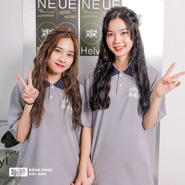 Áo lớp Good Vibes màu xám hiện đại, sành điệu