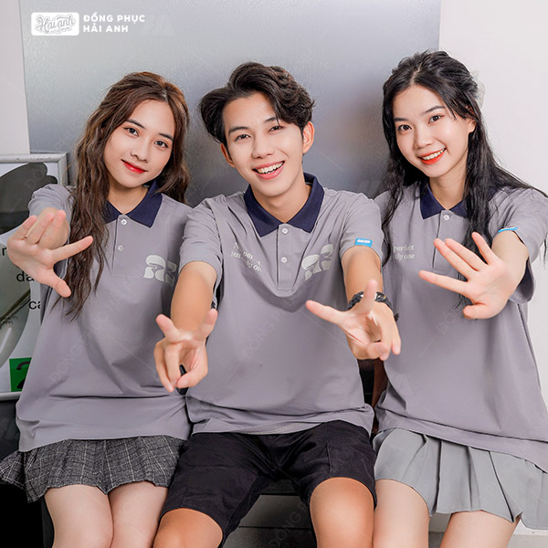 Mẫu Áo Đồng Phục Lớp Good Vibes Màu Xám - ảnh 2