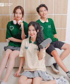 Mẫu Áo Đồng Phục Lớp Good Vibes Màu Xanh Iris - ảnh 4
