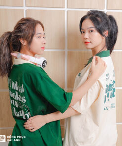 Mẫu Áo Đồng Phục Lớp Good Vibes Màu Xanh Iris - ảnh 6