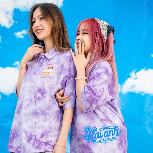 Kiểu dáng Polo Hippie Milky năng động, màu sắc hiện đại 