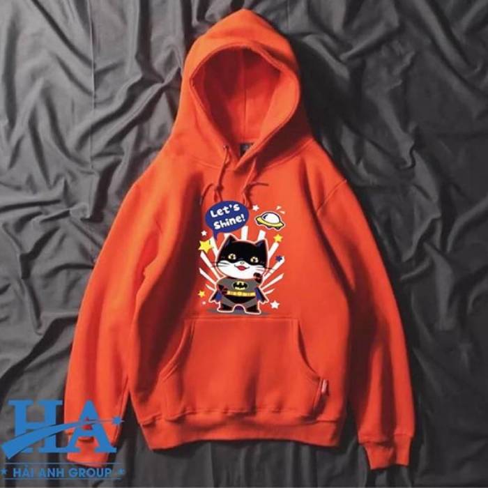 Mẫu áo lớp hoodie 11 gam màu nóng nổi bật, rực rỡ