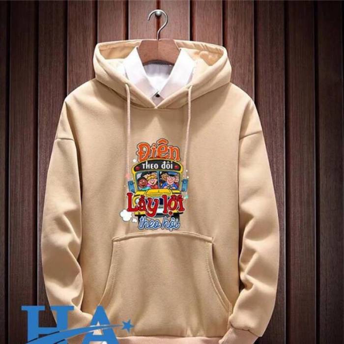 Mẫu áo lớp Hoodie 13 dày dặn bằng vải nỉ