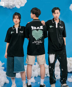 Mẫu Áo Lớp Oversize Cổ Dệt Màu Đen – BST Classy - ảnh 3