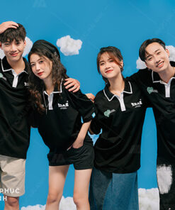 Mẫu Áo Lớp Oversize Cổ Dệt Màu Đen – BST Classy - ảnh 4