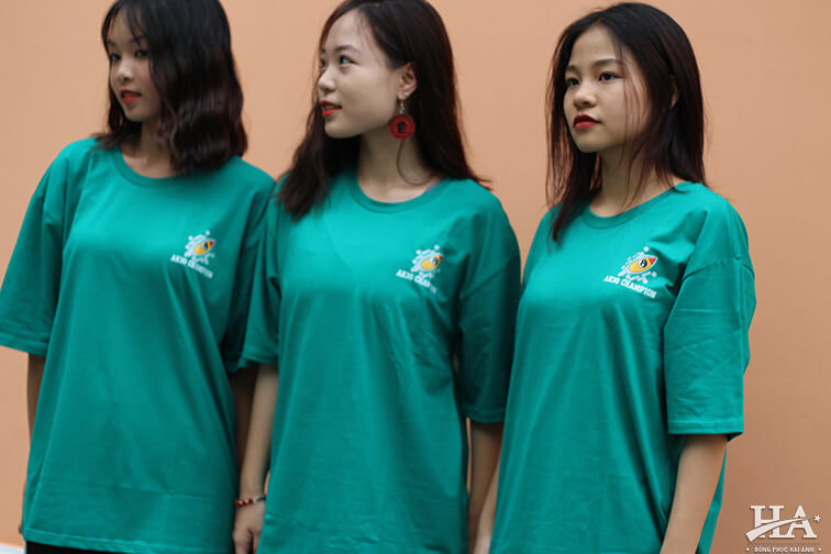 Mẫu Áo Lớp Oversize Cổ Tròn Màu Lý AK30 - ảnh 2