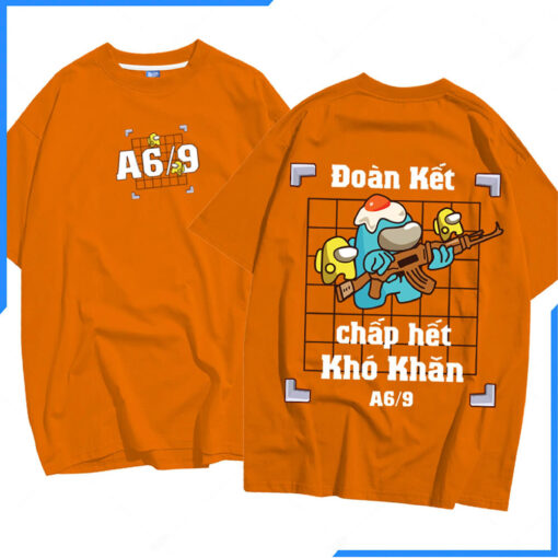 Mẫu Áo Lớp Oversize Màu Cam 134 A6