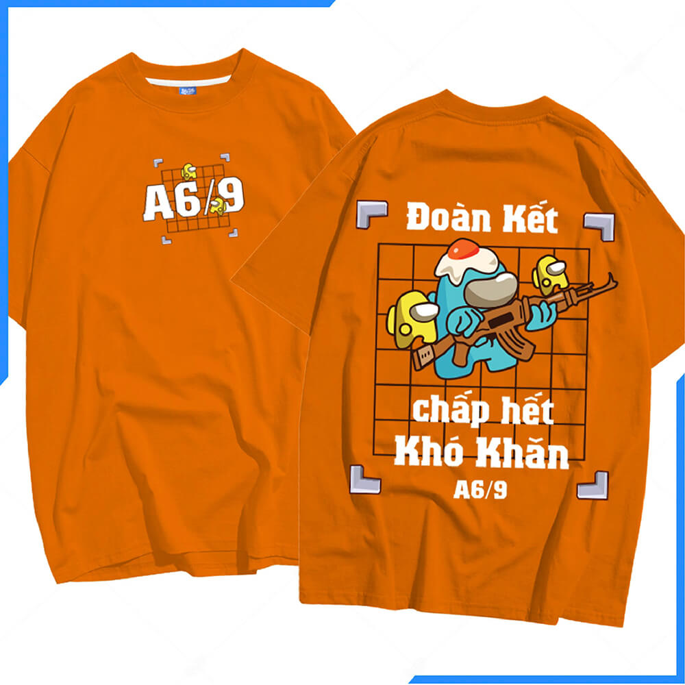 Mẫu Áo Lớp Oversize Màu Cam 134 A6