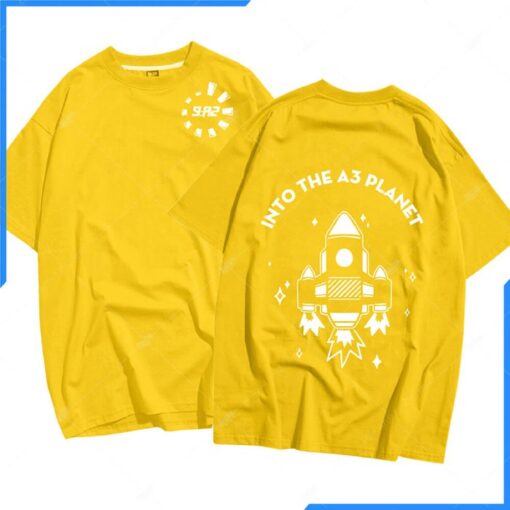 Mẫu Áo Lớp Oversize Màu Vàng Chanh 9A2