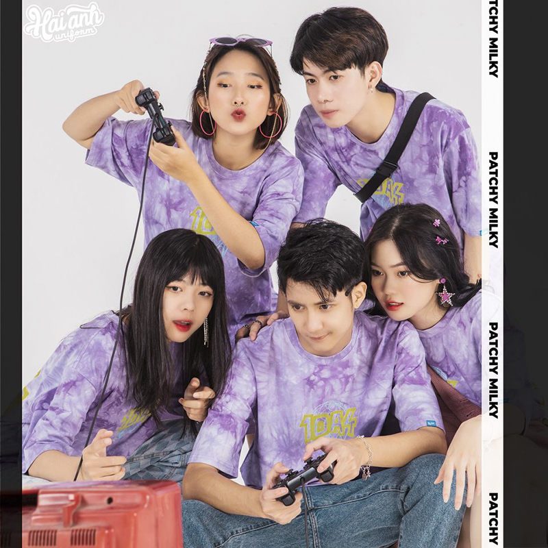 Mẫu áo lớp Patchy Milky