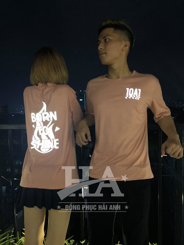 Áo Lớp Phản Quang Cổ Tròn Màu Lòng Tôm 10A1