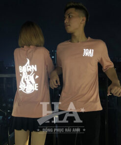 Áo Lớp Phản Quang Cổ Tròn Màu Lòng Tôm 10A1
