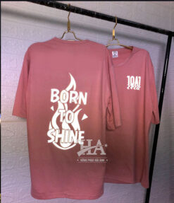 Áo Lớp Phản Quang Cổ Tròn Màu Lòng Tôm Born to shine