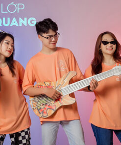 Áo Lớp Phản Quang In Decal Màu Cam Coral - ảnh 2