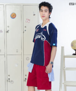 Mẫu Áo Lớp Polo Oversize Hustle Màu Xanh Đen - ảnh 3