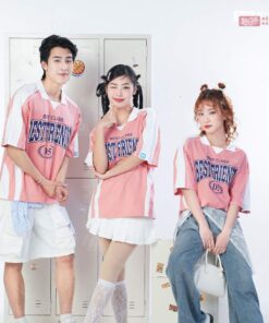 Mẫu Áo Lớp Polo Oversize Monster Màu Lòng Tôm - ảnh 3