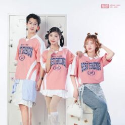 Mẫu Áo Lớp Polo Oversize Monster Màu Lòng Tôm - ảnh 4