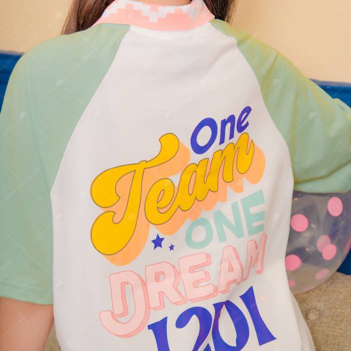 Mẫu áo lớp Retro cổ Zizag One Team One Dream 12D1 - ảnh 3