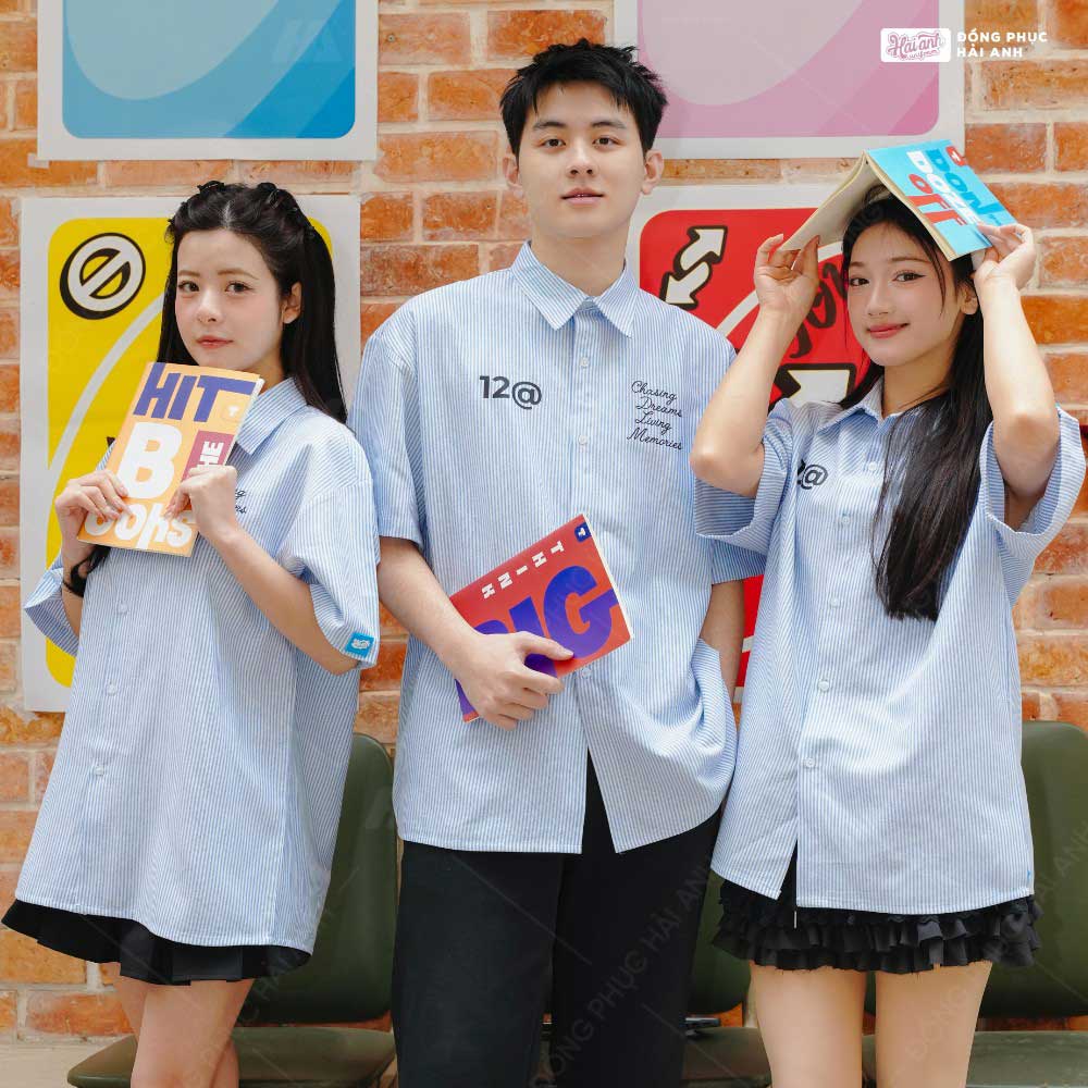 Academy màu bích - Mẫu áo lớp chất mang phong cách trẻ trung, hiện đại