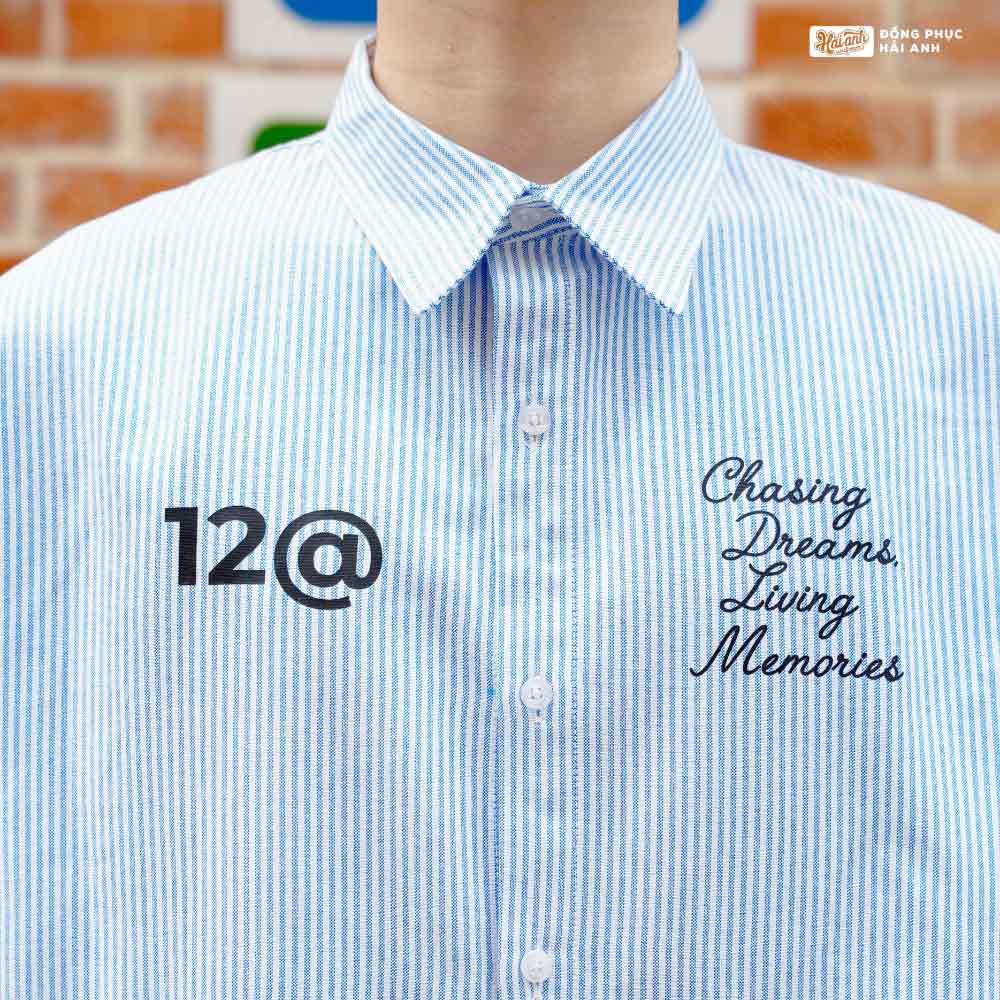 Áo Lớp Sơ Mi Oversize Academy Màu Bích - ảnh 5