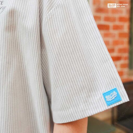Áo Lớp Sơ Mi Oversize Academy Màu Xám - ảnh 8