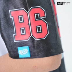 Mẫu Áo Đồng Phục Lớp OverSize Sporty Màu Đen Phối Trắng - ảnh 4