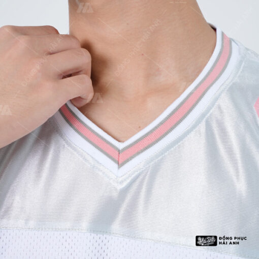 Mẫu Áo Đồng Phục Lớp OverSize Sporty Màu Xám Phối Màu Trắng - ảnh 5