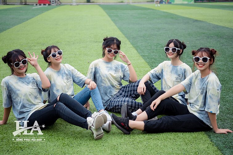 mẫu áo lớp tie dye số 15