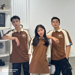 Mẫu Áo Đồng Phục Lớp Wassup Màu Nâu Choco – BST Wassup - ảnh 2