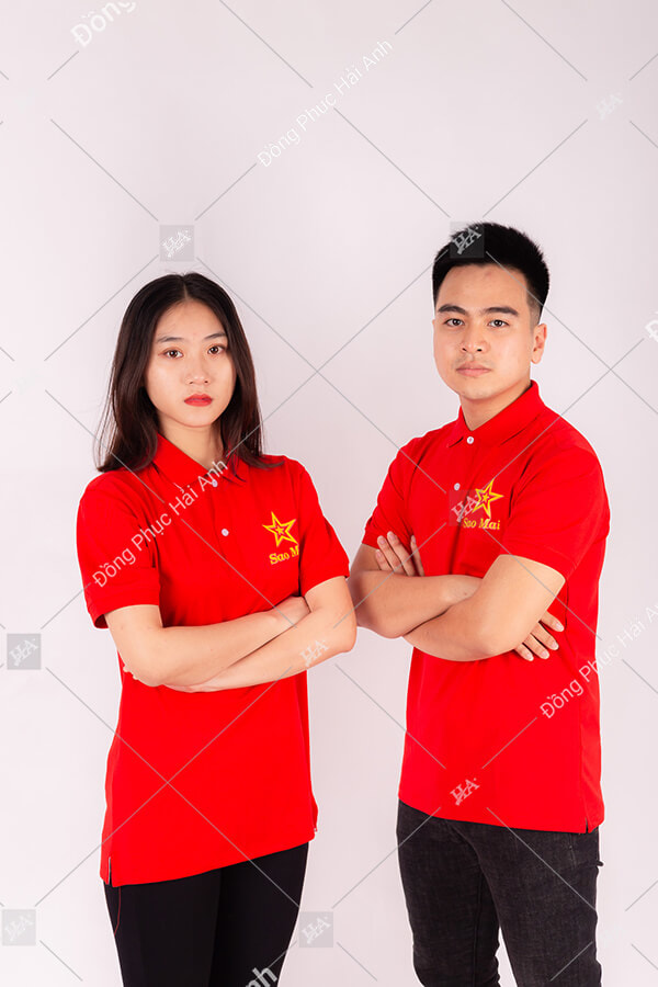 Áo phông đồng phục công ty Sao Mai