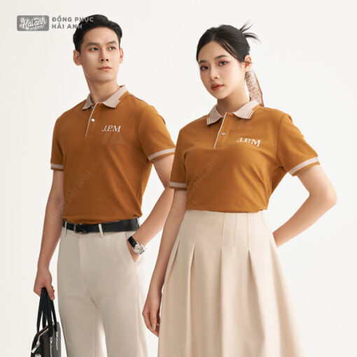 Áo Polo Đồng Phục FastUni Màu Nâu Đất
