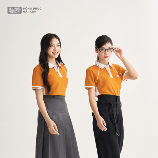 Áo Polo Đồng Phục Fastuni Màu Vàng Nghệ - ảnh 4