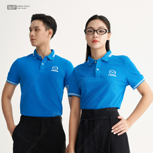 Áo Polo Đồng Phục Fastuni Màu Xanh
