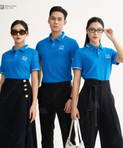 Áo Polo Đồng Phục Fastuni Màu Xanh - ảnh 2