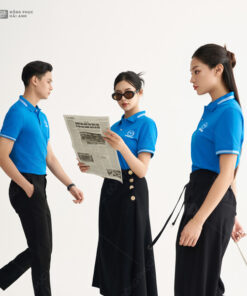 Áo Polo Đồng Phục Fastuni Màu Xanh - ảnh 3