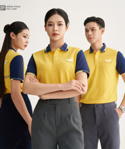 Áo Polo Đồng Phục Màu Vàng Vietnampost - ảnh 2