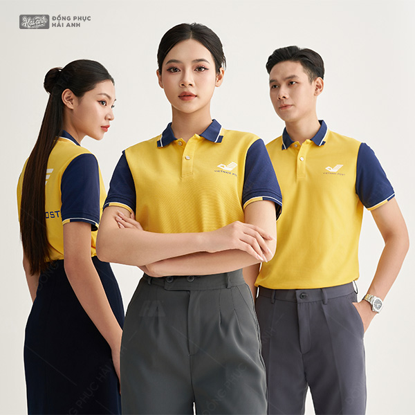 Áo Polo Đồng Phục Màu Vàng Vietnampost - ảnh 2