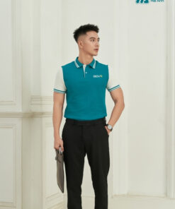 Mẫu Áo Polo Đồng Phục BIDV Màu Xanh Lý - ảnh 4
