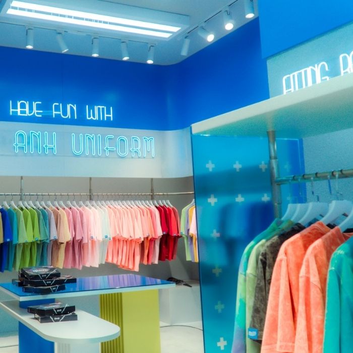 Đồng phục Hải Anh, địa chỉ mua áo Simple Lớp Slay It màu xanh rêu giá tốt, chất lượng cao
