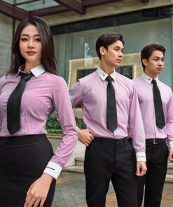Áo Sơ Mi Đồng Phục Màu Trắng Đỏ Techcombank - ảnh 3