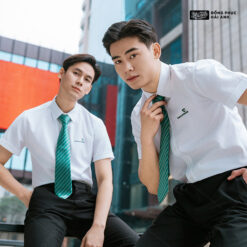 Áo Sơ Mi Đồng Phục Màu Trắng Gạo Vietcombank - ảnh 2