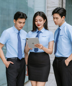 Áo Sơ Mi Đồng Phục Màu Xanh Da Trời Eximbank - ảnh 2