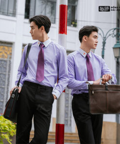 Áo Sơ Mi Đồng Phục Màu Xanh Tím TPBank - ảnh 4